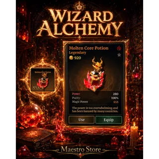 Molten Core Potion SSS - Wizard Alchemy