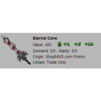 Other Mm2 Eternal Cane In Game Items Gameflip - roblox mm2 eternal cane