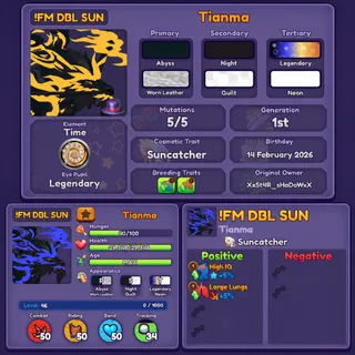 TIANMA | FM DBL SUN | DRAGON ADVENTURES
