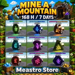 1x ALL RUNE 7 DAYS | MINE A MOUNTAIN
