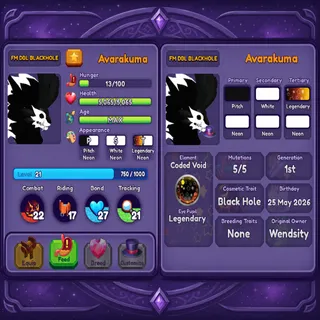 AVARAKUMA | FM DBL BLACKHOLE | DRAGON ADVENTURES