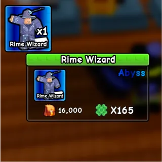 1X RIME WIZARD | ROLL A FISHERMAN