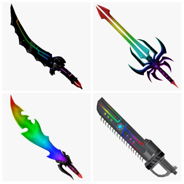Bundle Mm2 Chroma Knives Set In Game Items Gameflip