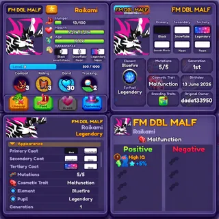 RAIKAMI | FM DBL MALF | DRAGON ADVENTURES