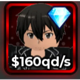 160qd/s HUGE KIRITOE | ANIME DICE