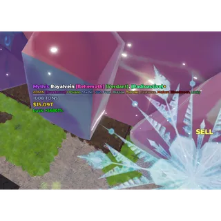 LUCK CRYSTAL +56.801% | MINE A MOUNTAIN | ROBLOX