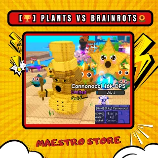 GOLD CANNONOCCI 4kg Plants Vs Brainrots | pvb | Roblox