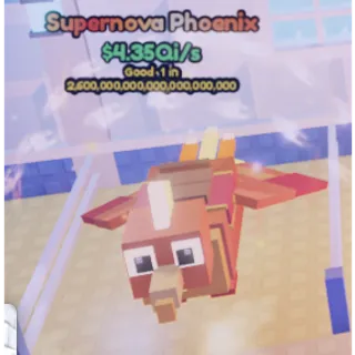 SUPERNOVA PHOENIX 4 - 10QI/S (RANDOM) - (WORLD 2) | STEAL A PET AND RIDE IT!