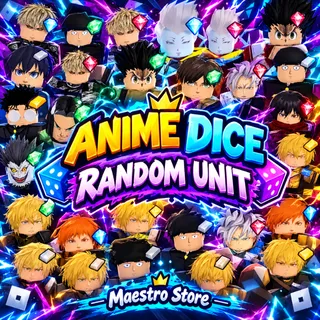 1x ( 100t/s - 200t/s ) RANDOM UNIT - ANIME DICE