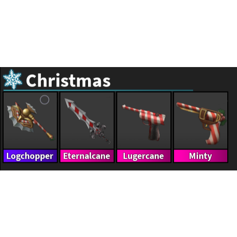 Bundle Mm2 1x Christmas Items In Game Items Gameflip - roblox murderer mystery 2 christmas