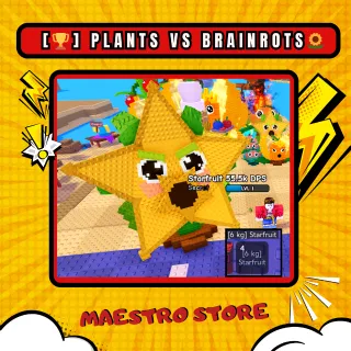 X1 BIG STARFRUIT 6KG Plants Vs Brainrots | pvb | Roblox