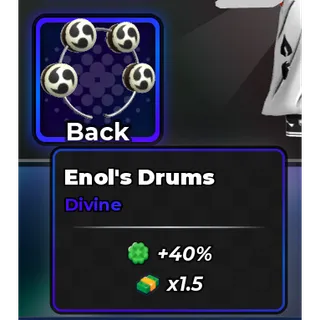 Enol's Drums (Back Gear) (Divine) - Anime Dice