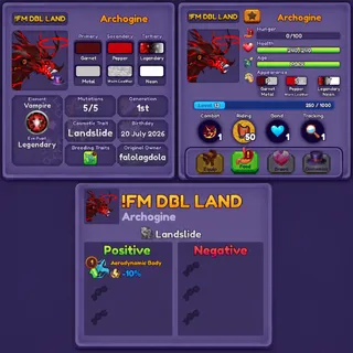 ARCHOGINE | FM DBL LAND | DRAGON ADVENTURES