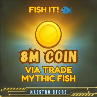 8M Coin | Fish It! Money / Gold