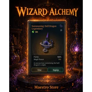 SSS Hell Dragon  - Wizard Alchemy