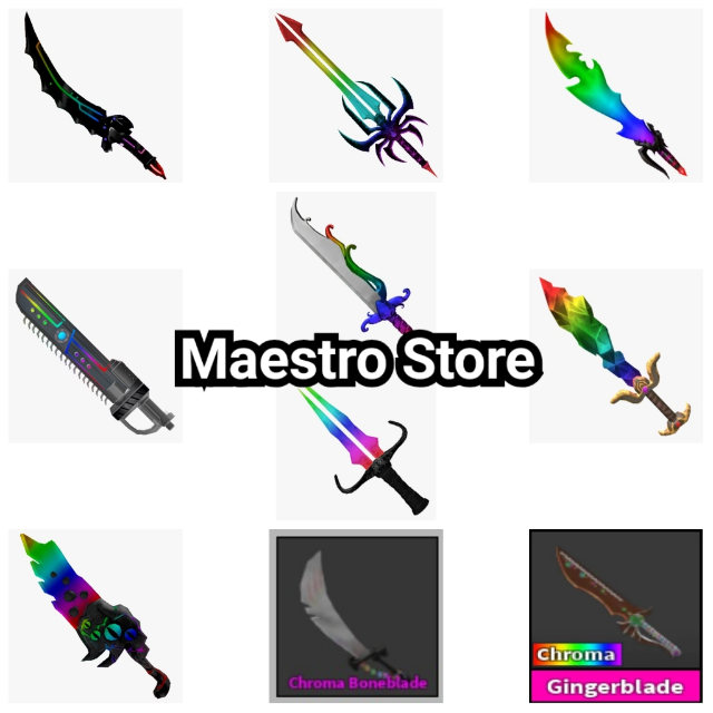 Bundle | MM2 All Chroma Knives - In-Game Items - Gameflip