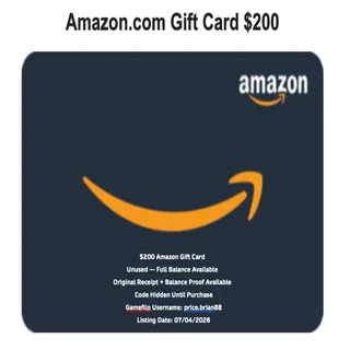 $200.00 USD Amazon