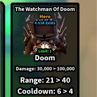 the watch man of doom