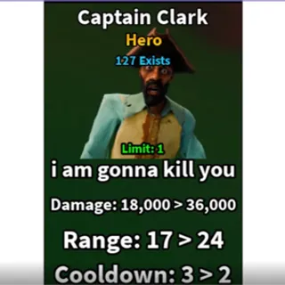 Captain Clark hero
