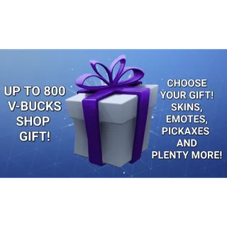 🎁 Fortnite UP TO 800 V-Bucks Shop Gift 🎁