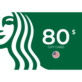 $80.00 USD Starbucks