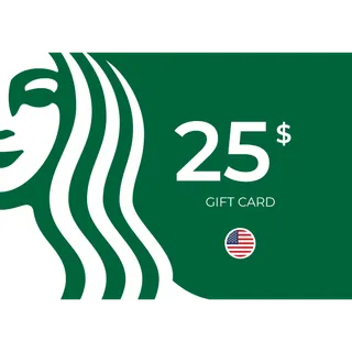 $25.00 USD Starbucks