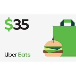 $35.00 USD Uber Eats