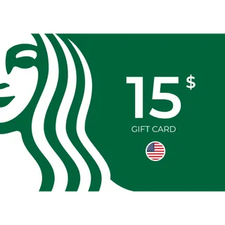 $15.00 USD Starbucks（The balance must be transferred to the main account.）