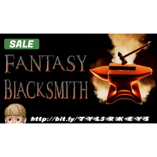Fantasy Blacksmith Steam Key 🔑 / Worth $9.99 / 𝑳𝑶𝑾𝑬𝑺𝑻 𝑷𝑹𝑰𝑪𝑬 / TYL3RKeys✔️
