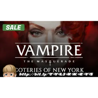Vampire: The Masquerade - Coteries of New York Steam Key 🔑 / Worth $19.99 / 𝑳𝑶𝑾𝑬𝑺𝑻 𝑷𝑹𝑰𝑪𝑬 / TYL3RKeys✔️