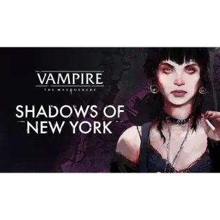 Vampire: The Masquerade – Shadows of New York Steam Key 🔑 / Worth $19.99 / 𝑳𝑶𝑾𝑬𝑺𝑻 𝑷𝑹𝑰𝑪𝑬 / TYL3RKeys✔️