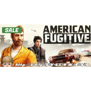 American Fugitive Steam Key 🔑 / Worth $19.99 / 𝑳𝑶𝑾𝑬𝑺𝑻 𝑷𝑹𝑰𝑪𝑬 / TYL3RKeys✔️