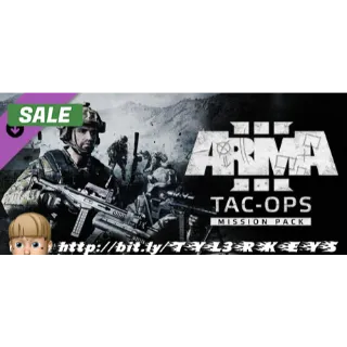 Arma 3 Tac-Ops Mission Pack Steam Key 🔑 / Worth $5.99 / 𝑳𝑶𝑾𝑬𝑺𝑻 𝑷𝑹𝑰𝑪𝑬 / TYL3RKeys✔️