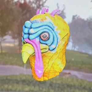 Fasnacht glowing turkey