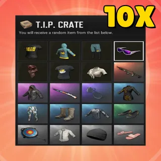 PUBG TIP CRATE Code x 10 | T.I.P. CRATE