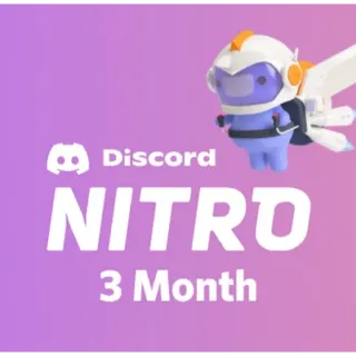 🔮💙 DISCORD NITRO 3 MONTH + 2 BOOST SERVER ( INSTANT DELIVERY 🚚) 💙🔮