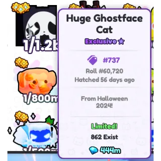 huge ghostface cat