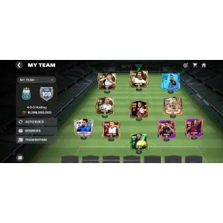 FIFA Mobile 24 | Team value 9.6B | Coins 71M |Tradable players 3 |