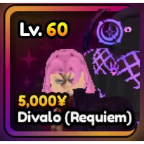 Divalo(Requiem) / DIAVOLO ANIME VANGUARDS CHEAP