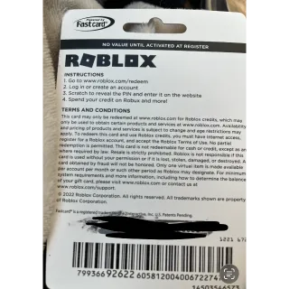 $15.00 Roblox E-gift