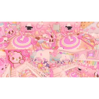adopt me tweencore/cutecore alpaca themed house