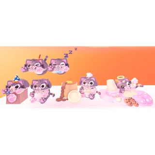 adopt me cute alley cat plush pack