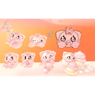adopt me cute baby kitty plush pack