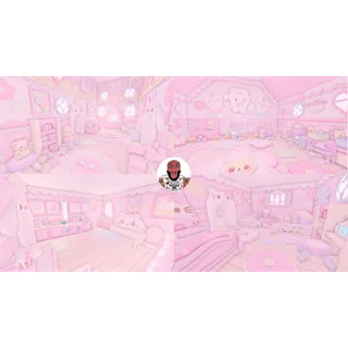 adopt me adorable hello kitty x sanrio x chikawa x sylveon cutecore themed house ^^