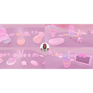 adopt me adorable cutecore cupcakes, bunch of food plush pack