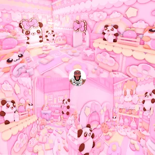 adopt me cutecore pink panda x hamster cupcake