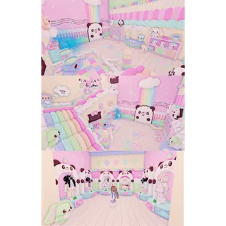 adopt me cutecore mofu mofu panda house