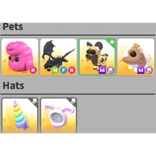 adopt me high tier and exos bundle