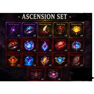 ⭐All Ascension set Materials 2-10 |