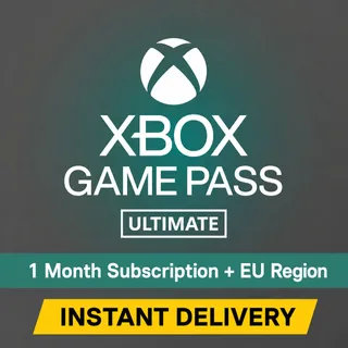 Xbox Game Pass Ultimate - 1 Month Subscription EU 